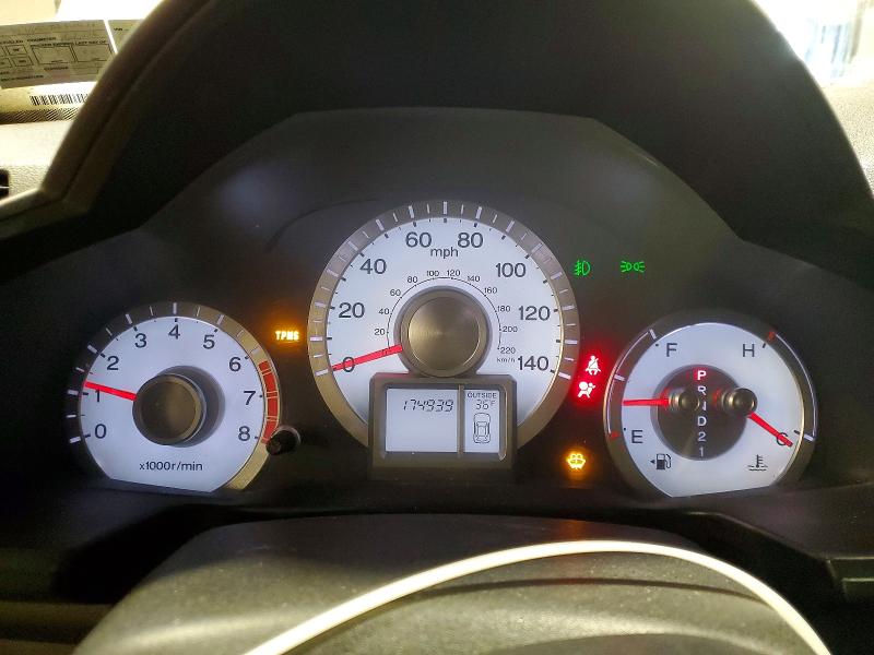 Photo 9 from auction – 2011 HONDA PILOT EXL with VIN 5FNYF4H61BB036835
