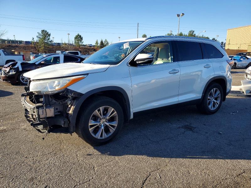 TOYOTA HIGHLANDER 2015 with VIN 5TDJKRFH9FS210120 - Photo from auction