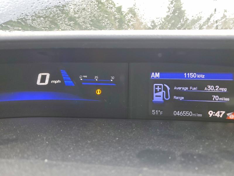 Photo 9 from auction – 2014 HONDA CIVIC with VIN 19XFB2F52EE204770