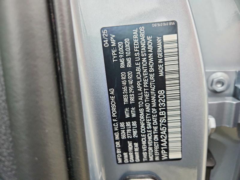 Photo 14 from auction – 2025 PORSCHE MACAN BASE with VIN WP1AA2A57SLB13208