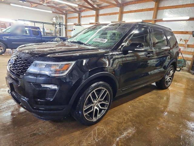 FORD EXPLORER 2018 with VIN 1FM5K8GTXJGB46019 - Photo from auction