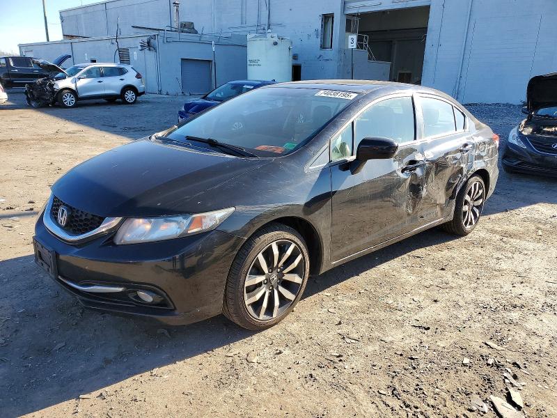 HONDA CIVIC EXL 2014 with VIN 2HGFB2F91EH533999 - Photo from auction