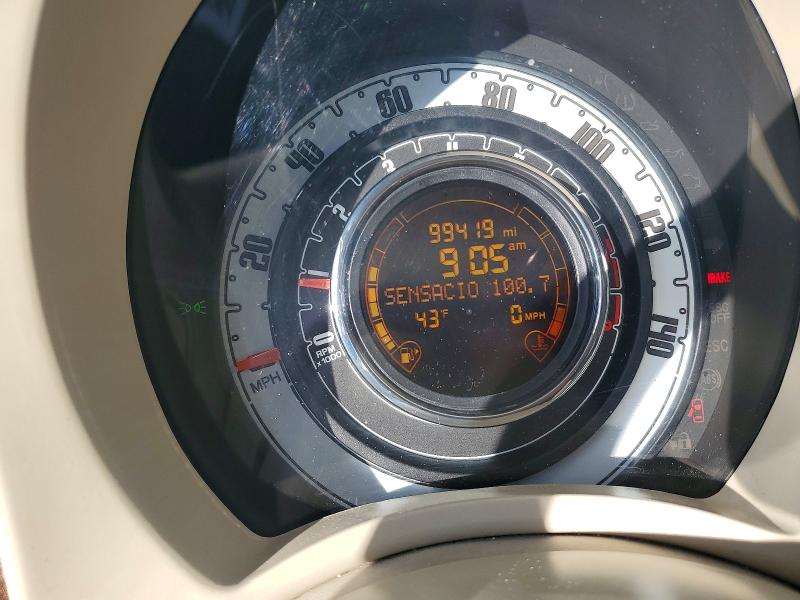 Photo 9 from auction – 2012 FIAT 500 with VIN 3C3CFFAR1CT362197