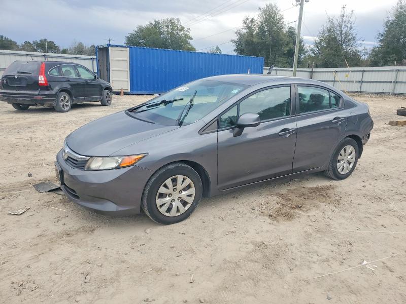 HONDA CIVIC LX 2012 with VIN 19XFB2F56CE087806 - Photo from auction