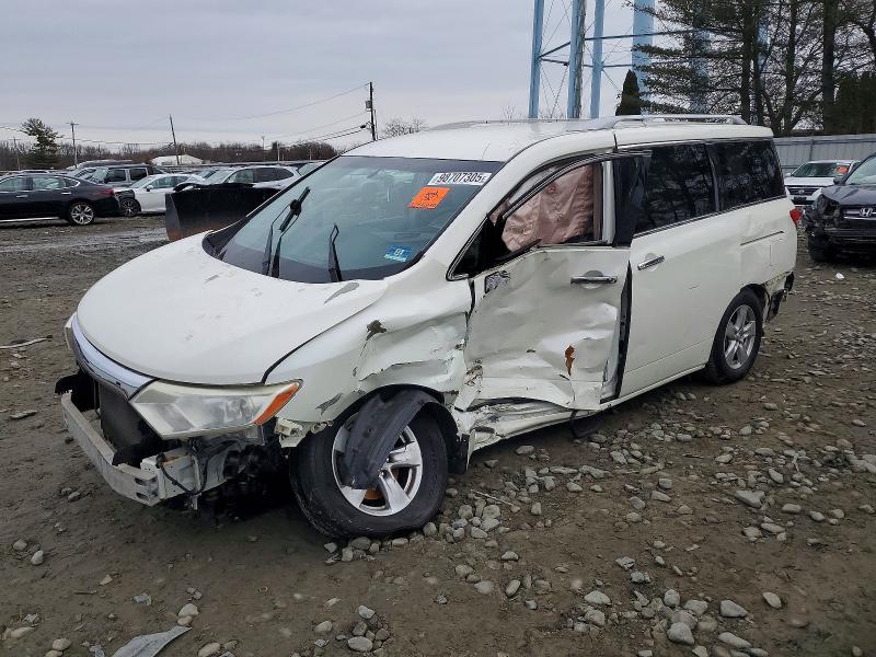 NISSAN QUEST S 2014 with VIN JN8AE2KP8E9105985 - Photo from auction