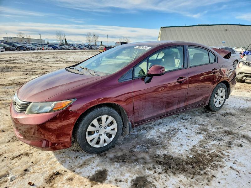 HONDA CIVIC LX 2012 with VIN 2HGFB2F47CH062152 - Photo from auction