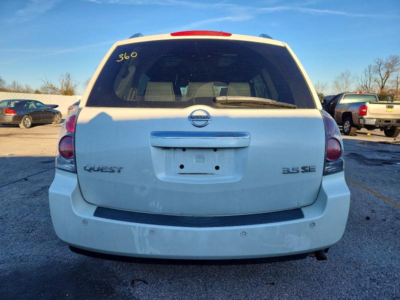Photo 6 from auction – 2007 NISS QUEST with VIN 5N1BV28U77N139788