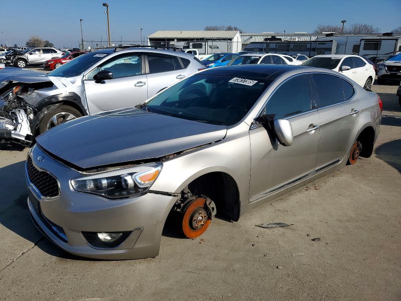 KIA CADENZA 2014 with VIN KNALN4D73E5126700 - Photo from auction