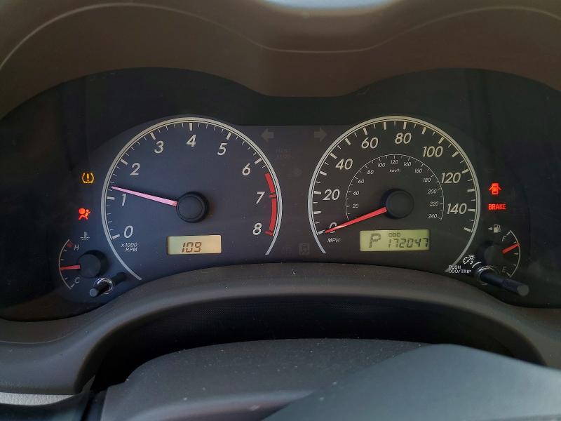 Photo 9 from auction – 2009 TOYOTA COROLLA with VIN JTDBL40E09J017634