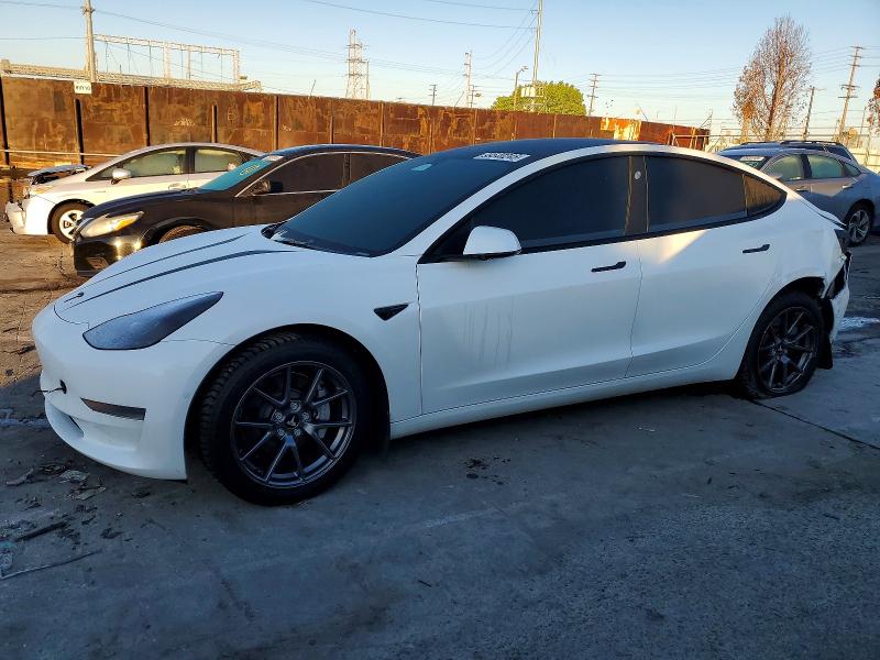 TESLA MODEL 3 2022 with VIN 5YJ3E1EA0NF376714 - Photo from auction