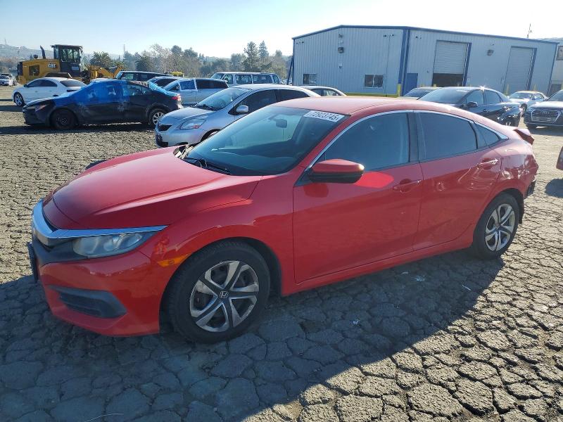 HONDA CIVIC LX 2017 with VIN 2HGFC2F52HH550714 - Photo from auction