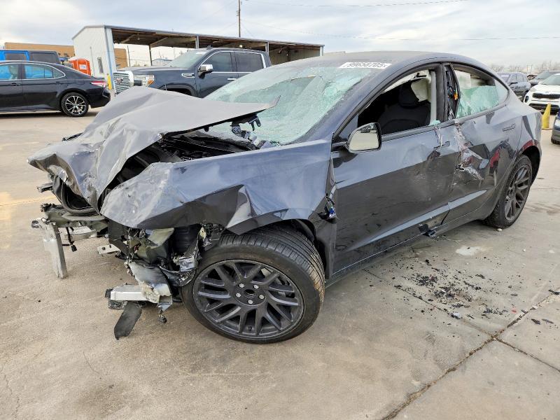 TESLA MODEL 3 2025 with VIN 5YJ3E1EA7SF007375 - Photo from auction