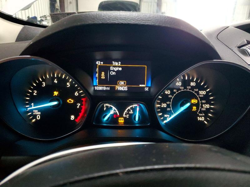 Photo 9 from auction – 2017 FORD ESCAPE SE with VIN 1FMCU9GD0HUA89194