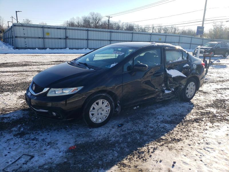 HONDA CIVIC LX 2014 مع رقم تعريف المركبة 19XFB2F50EE223771 - صورة من المزاد