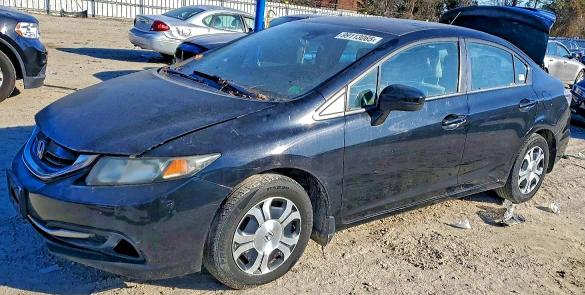 Photo 1 from auction – 2015 HONDA CIVIC HYBR with VIN 19XFB4F27FE002123