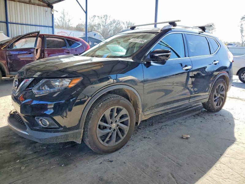 NISSAN ROGUE S 2015 with VIN 5N1AT2MV8FC818740 - Photo from auction