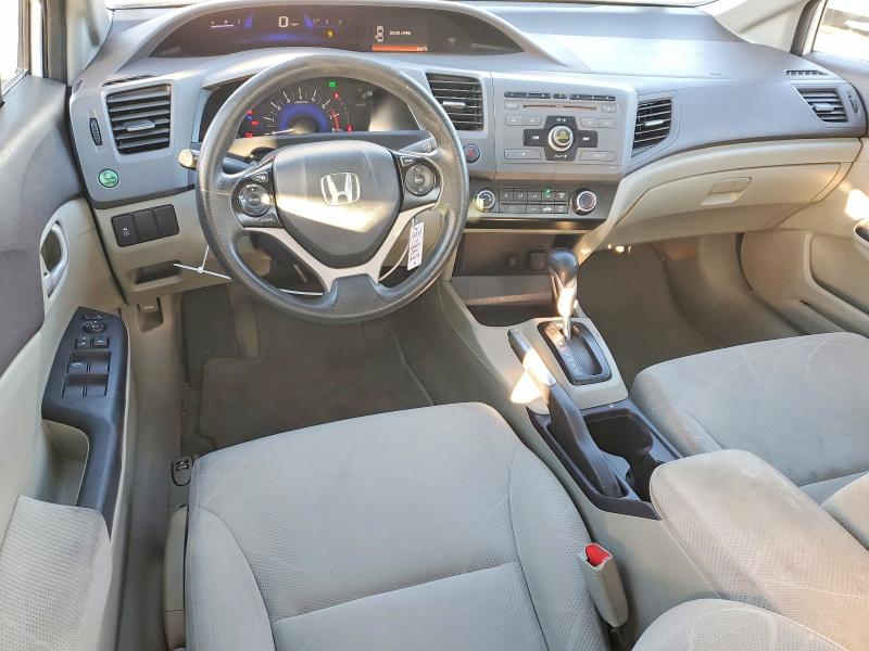 Photo 8 from auction – 2012 HONDA CIVIC LX with VIN 19XFB2F56CE300933
