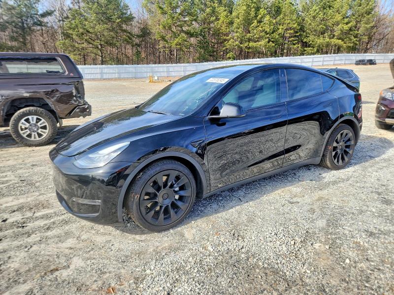 TESLA MODEL Y 2021 with VIN 5YJYGDEE8MF075112 - Photo from auction