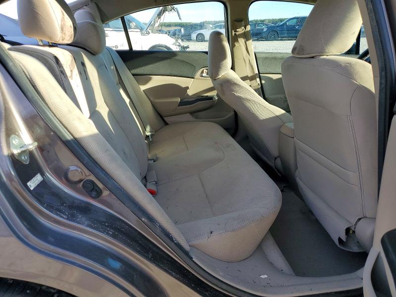 Photo 10 from auction – 2012 HONDA CIVIC LX with VIN 2HGFB2F51CH597065
