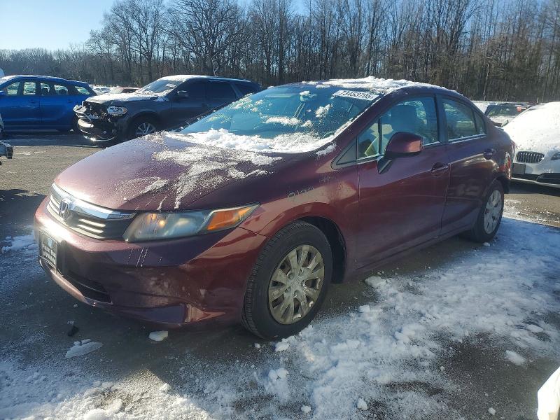 Photo 1 from auction – 2012 HONDA CIVIC LX with VIN 2HGFB2F51CH605813