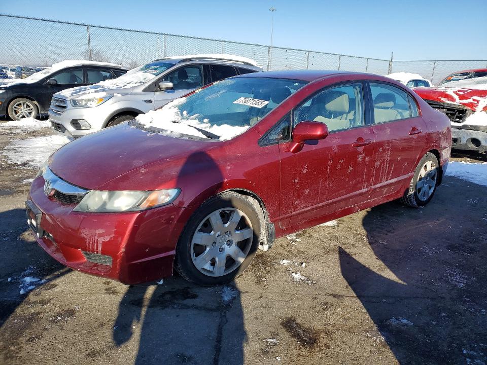 HONDA CIVIC LX 2011 with VIN 2HGFA1F59BH548207 - Photo from auction