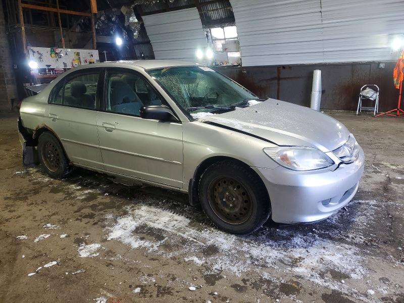 Photo 4 from auction – 2005 HONDA CIVIC LX with VIN 2HGES15555H606554