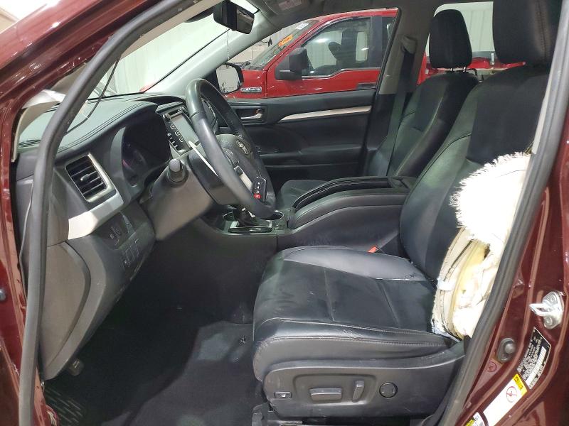 Photo 7 from auction – 2019 TOYOTA HIGHLANDER with VIN 5TDJZRFHXKS725729