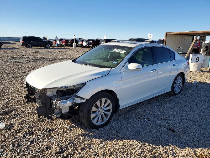 HONDA ACCORD EXL 2013 with VIN 1HGCR3F84DA032291 - Photo from auction
