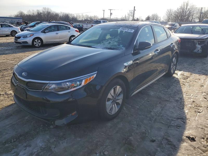 KIA OPTIMA HYB 2017 with VIN KNAGT4LE4H5013558 - Photo from auction