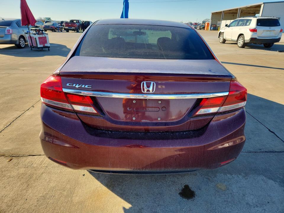 Photo 6 from auction – 2013 HONDA CIVIC LX with VIN 19XFB2F5XDE070458