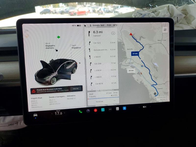 Photo 9 from auction – 2022 TESLA MODEL 3 with VIN 5YJ3E1EA2NF145684