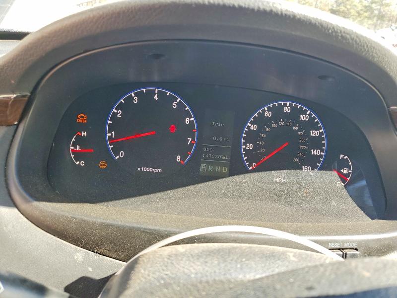 Photo 9 from auction – 2010 HYUNDAI AZERA GLS with VIN KMHFC4DF2AA451218