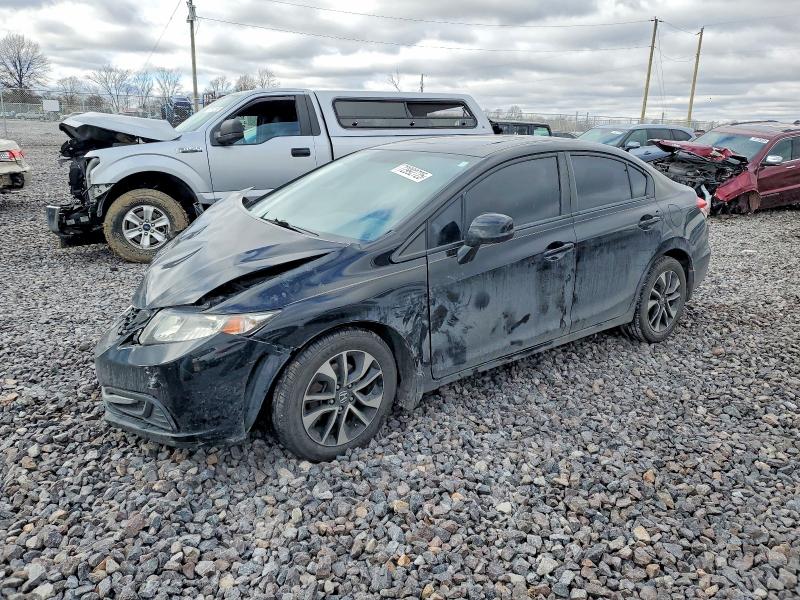 HONDA CIVIC EX 2013 with VIN 19XFB2F8XDE030746 - Photo from auction