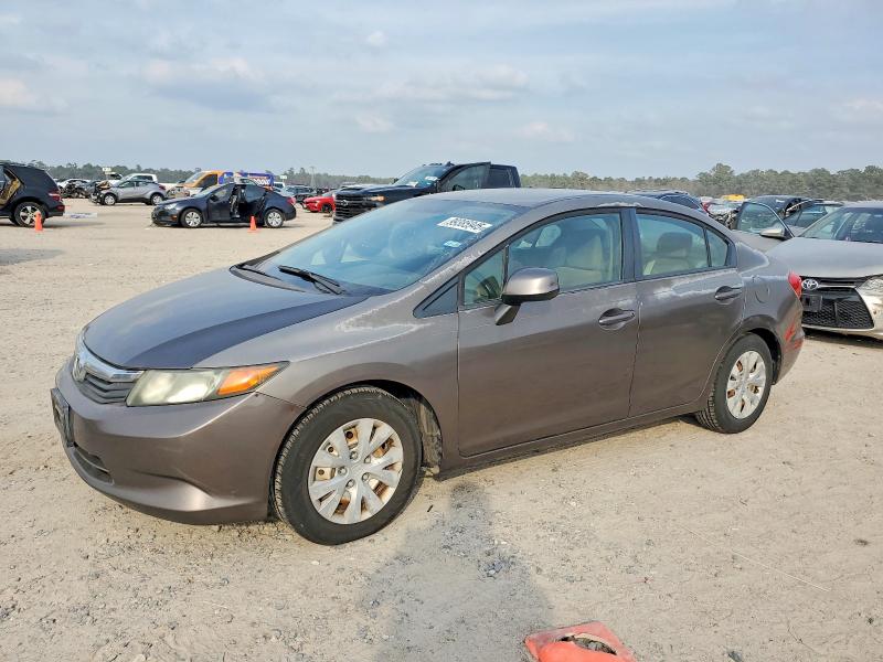 HONDA CIVIC LX 2012 with VIN 2HGFB2F54CH543503 - Photo from auction
