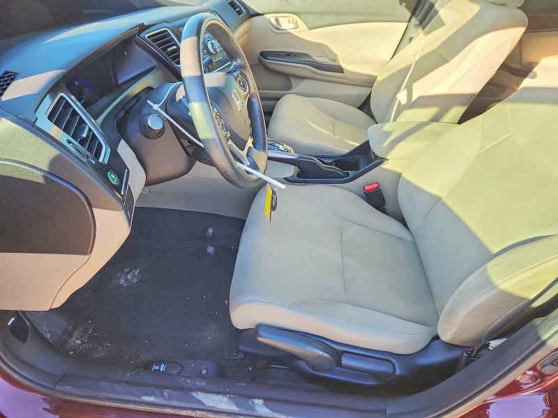 Photo 7 from auction – 2013 HONDA CIVIC LX with VIN 19XFB2F5XDE070458