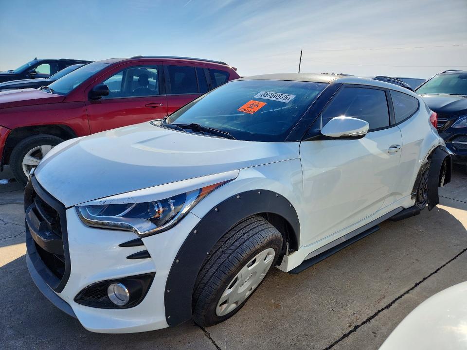 HYUNDAI VELOSTER T 2016 with VIN KMHTC6AE3GU284109 - Photo from auction