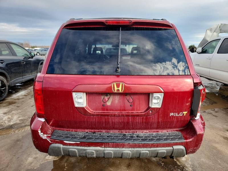 Photo 6 from auction – 2004 HONDA PILOT EXL with VIN 2HKYF186X4H567650