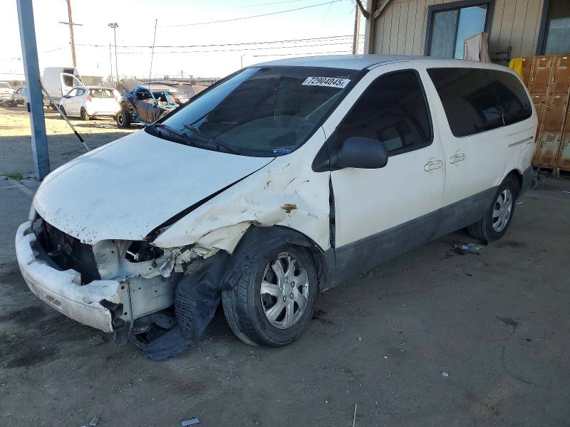 TOYOTA SIENNA CE 2001 with VIN 4T3ZF19C71U402734 - Photo from auction