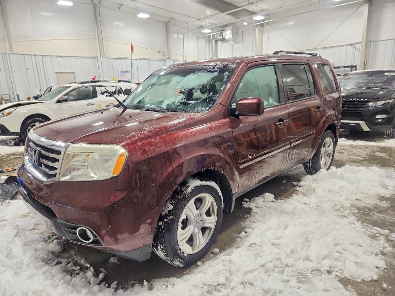 HONDA PILOT 2013 with VIN 5FNYF4H56DB033407 - Photo from auction