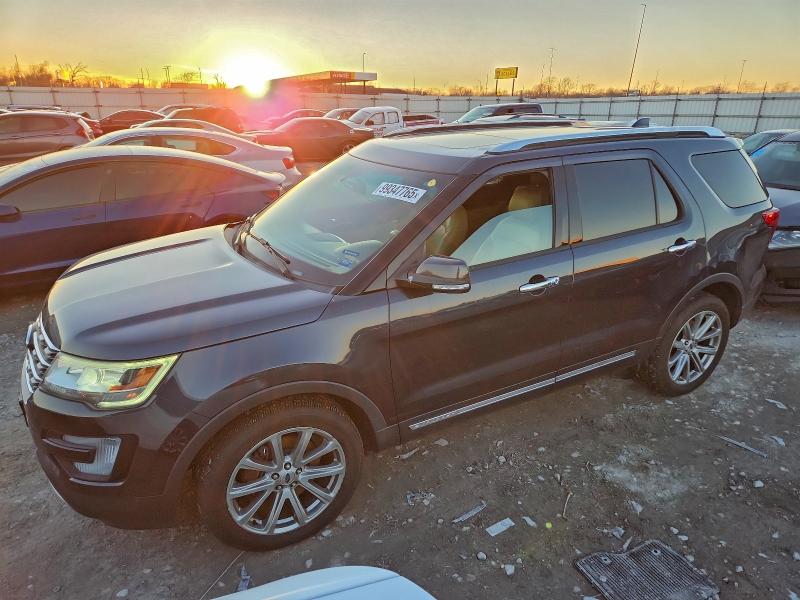 FORD EXPLORER L 2017 with VIN 1FM5K8FH0HGB52855 - Photo from auction