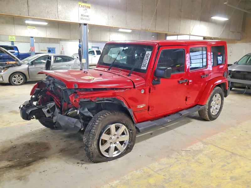 JEEP WRANGLER U 2014 with VIN 1C4BJWEG0EL299753 - Photo from auction