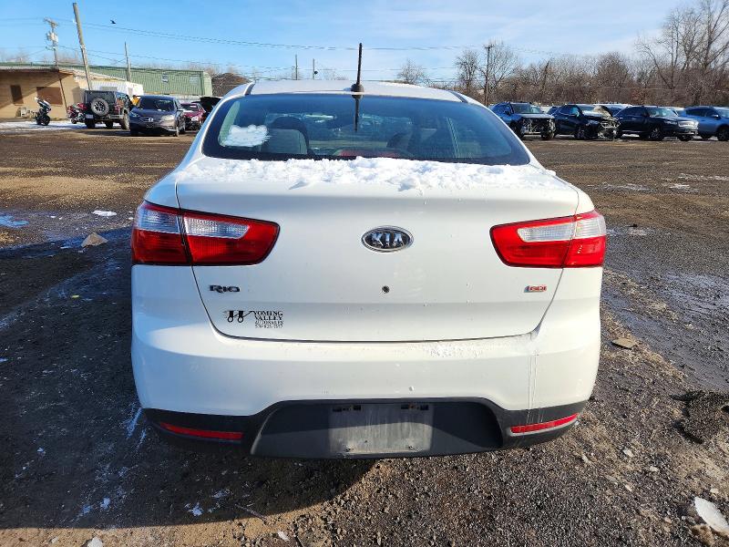 Photo 6 from auction – 2012 KIA RIO LX with VIN KNADM4A32C6082673
