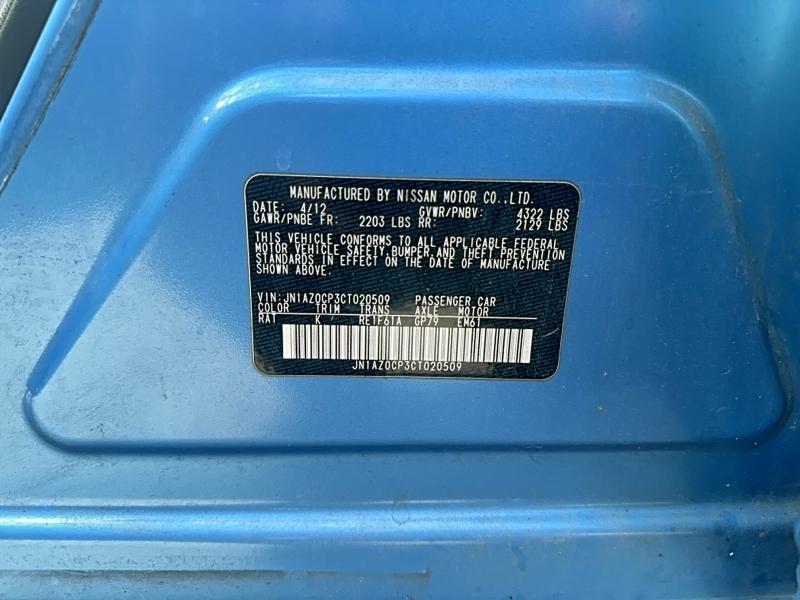 Photo 10 from auction – 2012 NISSAN LEAF SV with VIN JN1AZ0CP3CT020509