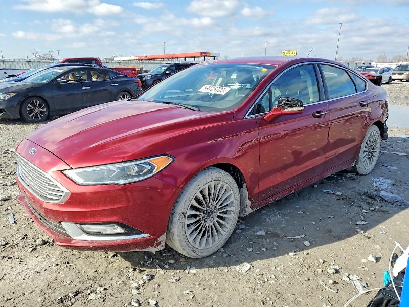 FORD FUSION TIT 2017 with VIN 3FA6P0K93HR115047 - Photo from auction
