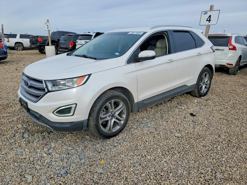 FORD EDGE TITAN 2015 with VIN 2FMTK3K84FBB08782 - Photo from auction