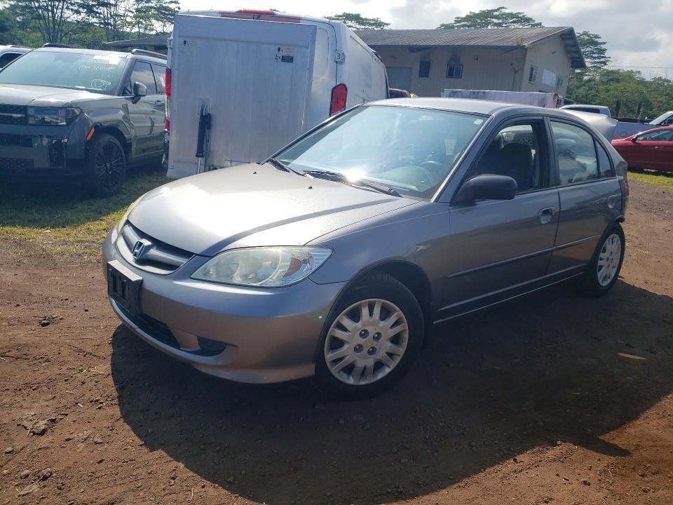 Photo 1 from auction – 2004 HONDA CIVIC with VIN 2HGES16564H538116