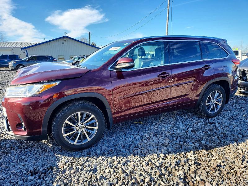 TOYOTA HIGHLANDER 2018 with VIN 5TDJZRFH6JS864268 - Photo from auction