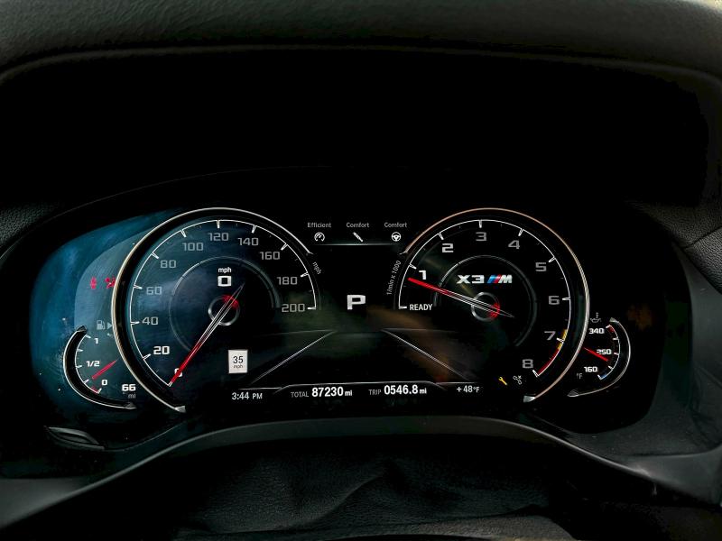 Photo 8 from auction – 2020 BMW X3 M COMPE with VIN 5YMTS0C09L9B39086