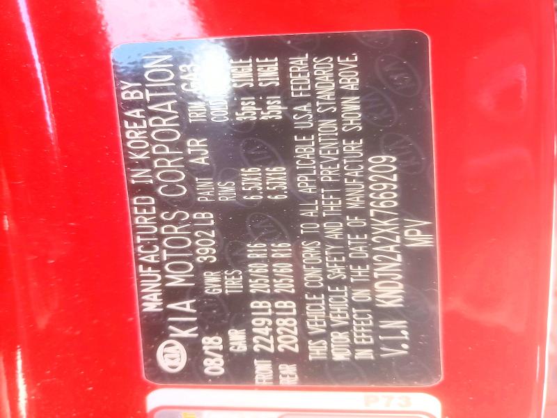 Photo 14 from auction – 2019 KIA SOUL with VIN KNDJN2A2XK7669209