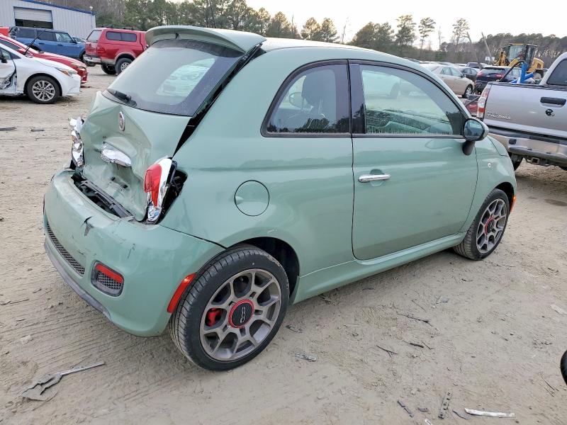 Photo 3 from auction – 2015 FIAT 500 with VIN 3C3CFFBR9FT673007